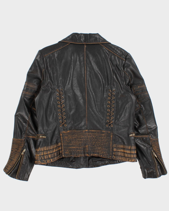 Vintage Wilsons Dreamy Laced Leather Jacket - XL