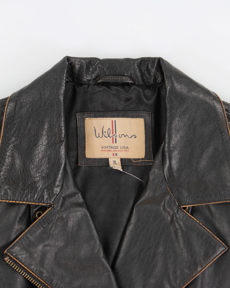 Vintage Wilsons Dreamy Laced Leather Jacket - XL