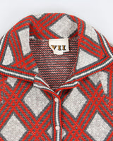 Vintage Button Up Cape Coat - M