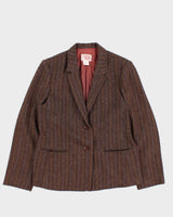 Vintage 70s Mister Leonard Brown Tweed Blazer - M
