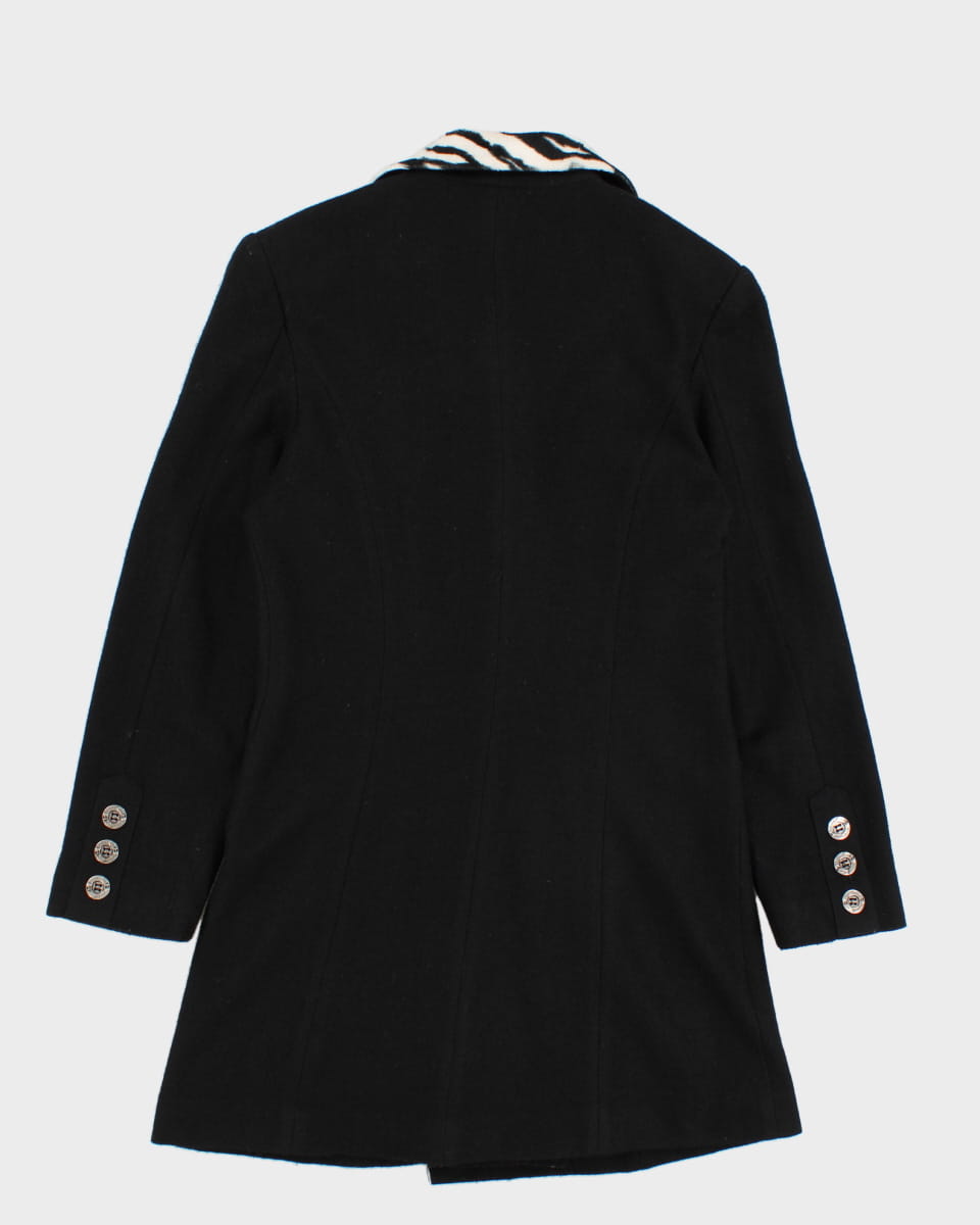 Vintage Girl Zebra Detailed Coat - M