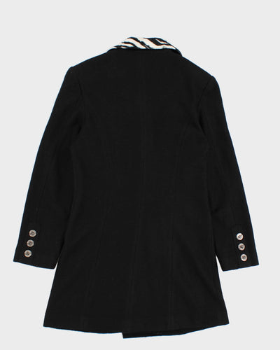 Vintage Girl Zebra Detailed Coat - M