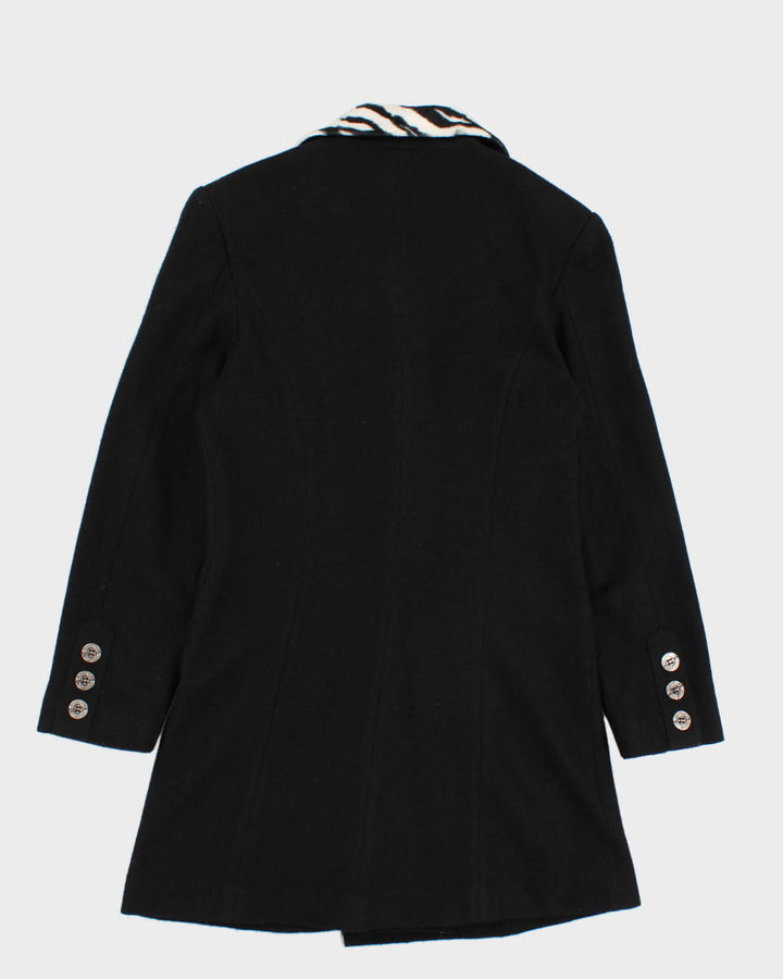 Vintage Girl Zebra Detailed Coat - M