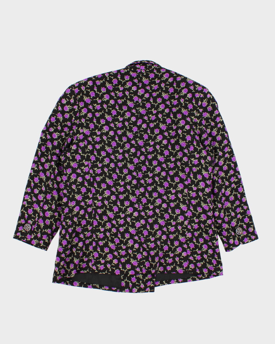 Vintage Floral Blazer - M