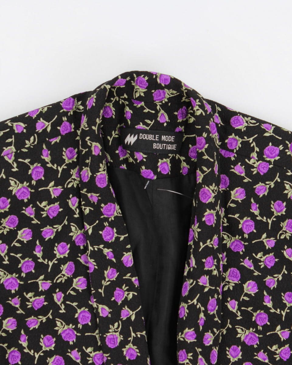 Vintage Floral Blazer - M