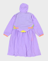 Vintage Bandito Hooded Purple Coat - L