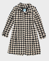 Marciano Wool Houndstooth Coat - S