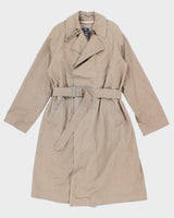 Vintage Paul Stuart Wool Lined Belted Coat - L