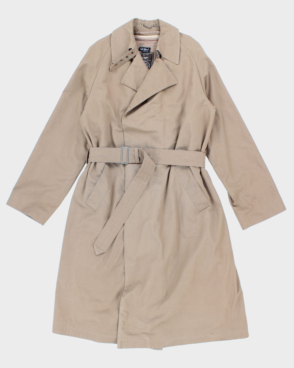 Vintage Paul Stuart Wool Lined Belted Coat - L