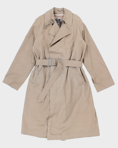 Vintage Paul Stuart Wool Lined Belted Coat - L