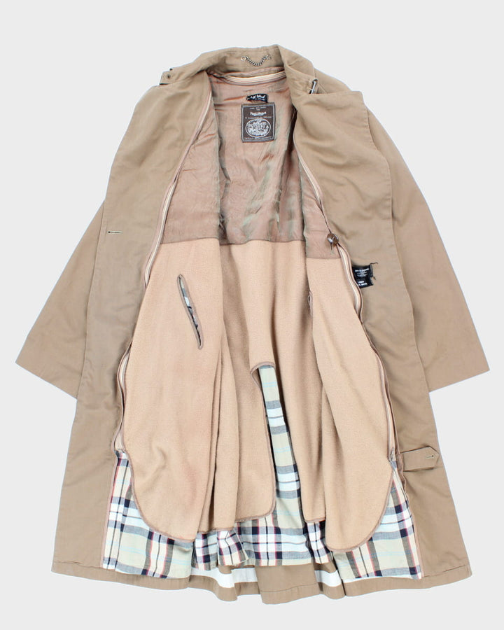 Vintage Paul Stuart Wool Lined Belted Coat - L