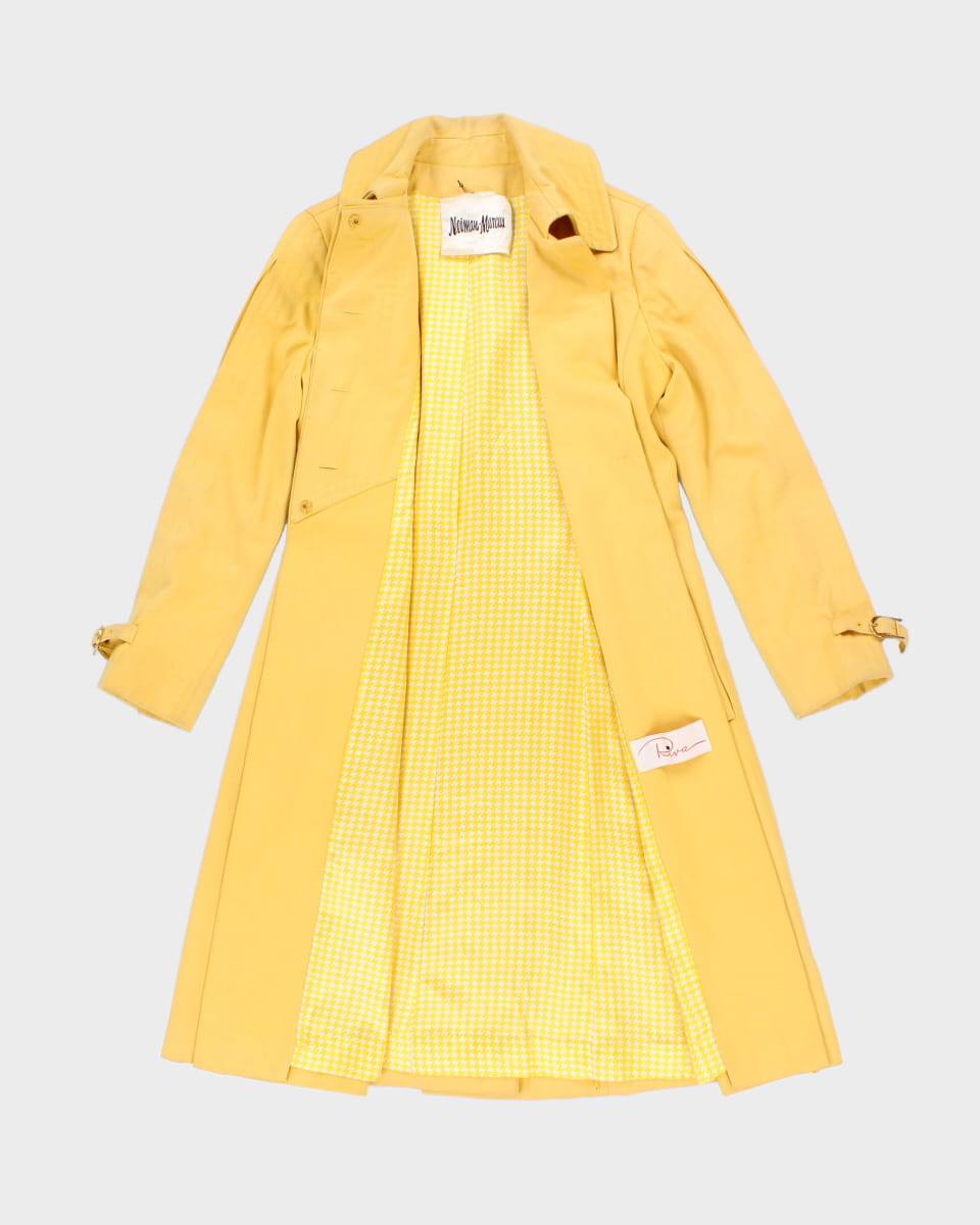 Vintage Neiman-Marcus Yellow Coat - S