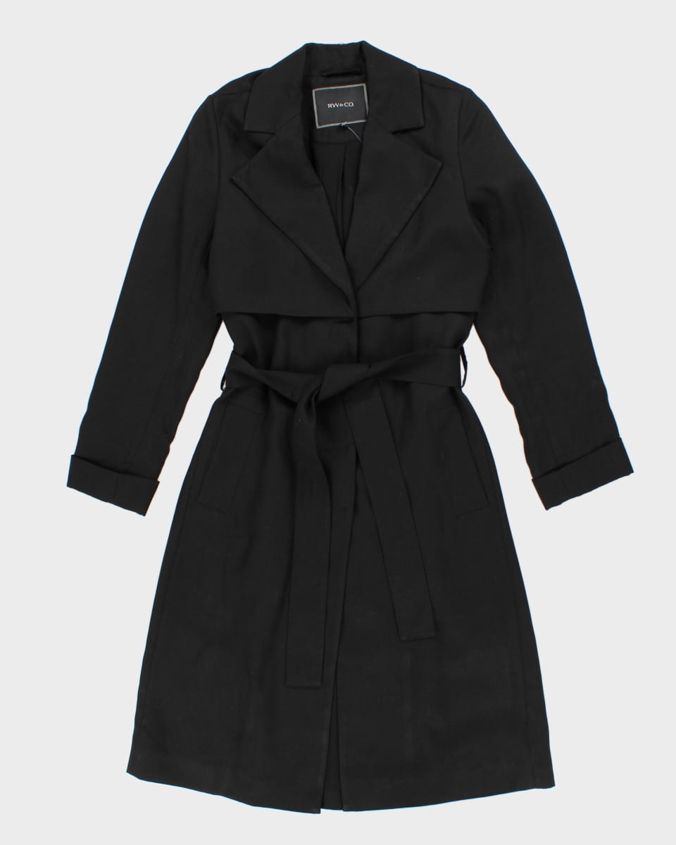 00s RW & Co Belted Overcoat - XS