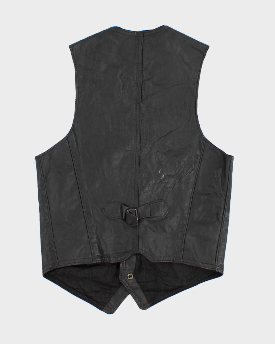 Vintage Famous Leather Waistcoat - XS