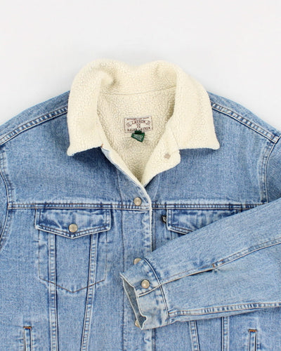 Ralph Lauren Fleece Lined Denim Jacket - M