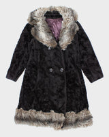 Vintage Faux Fur Coat - S