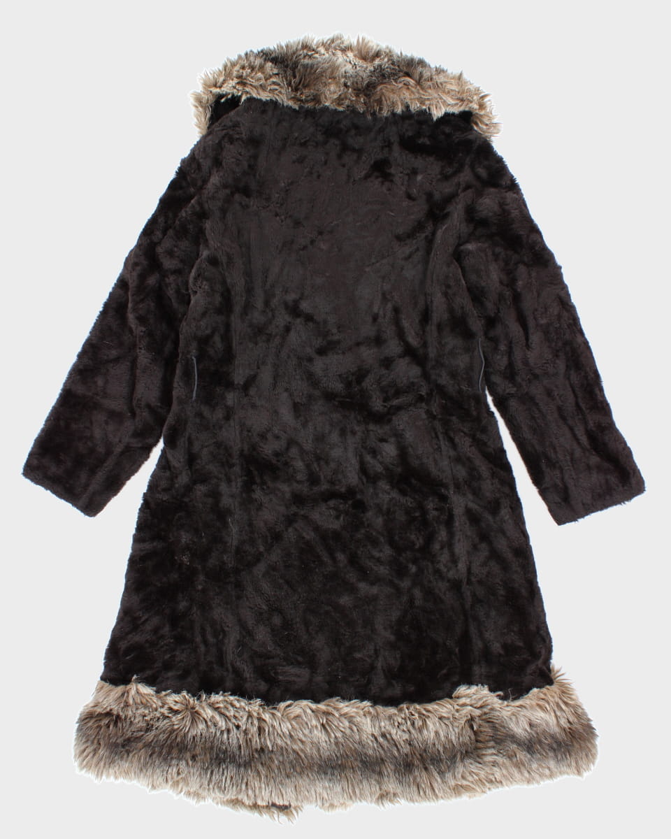 Vintage Faux Fur Coat - S