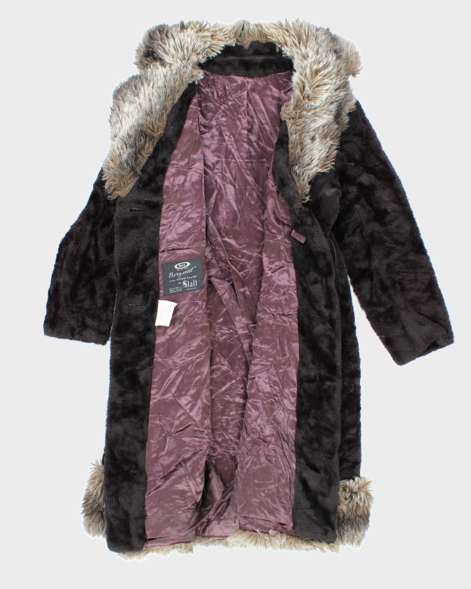 Vintage Faux Fur Coat - S