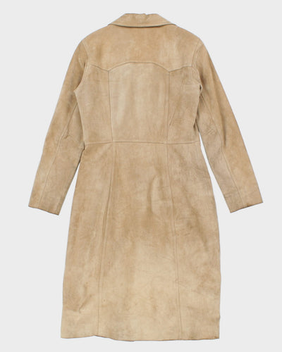 Vintage 90s/00s Saki Suede Coat - S