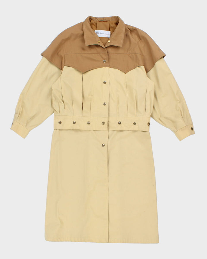 Vintage 80s Claude Harvey Detachable Coat - L