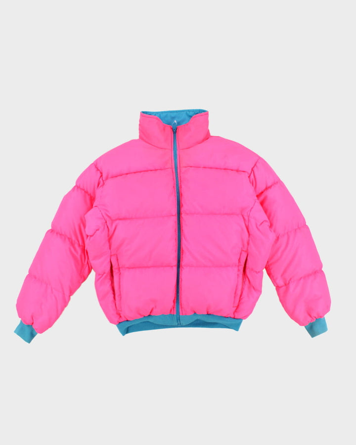 Vintage Columbia Reversible Pink/Blue Puffer Jacket - L