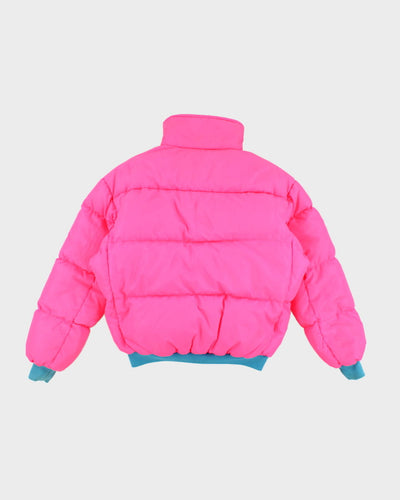 Vintage Columbia Reversible Pink/Blue Puffer Jacket - L