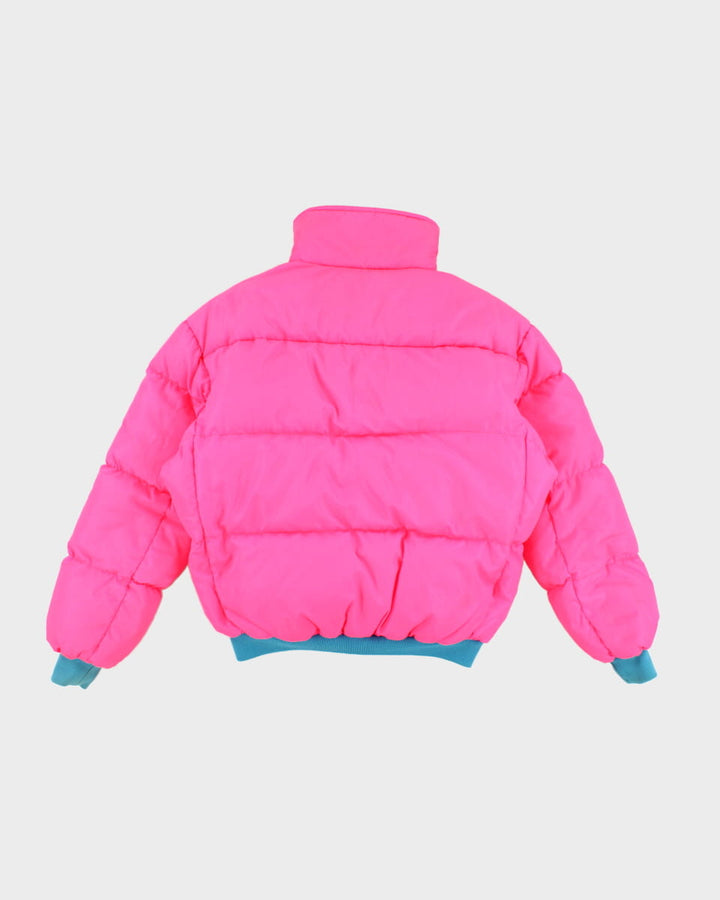 Vintage Columbia Reversible Pink/Blue Puffer Jacket - L