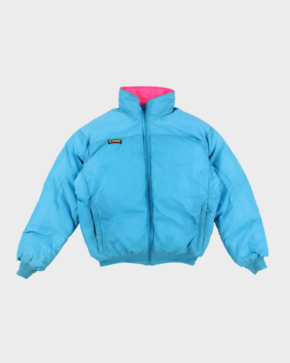 Vintage Columbia Reversible Pink/Blue Puffer Jacket - L