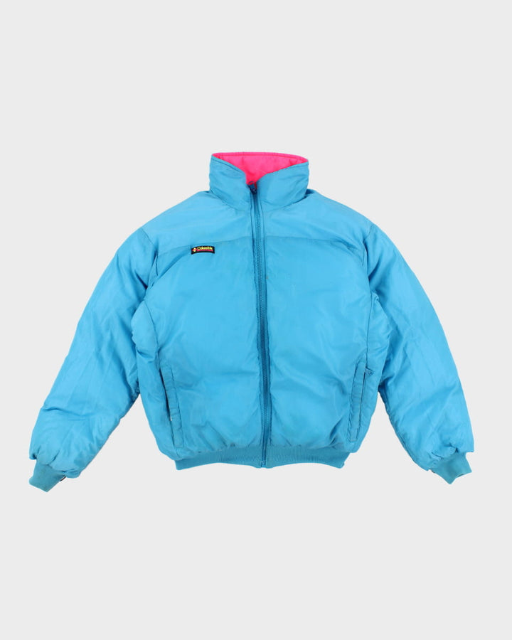 Vintage Columbia Reversible Pink/Blue Puffer Jacket - L