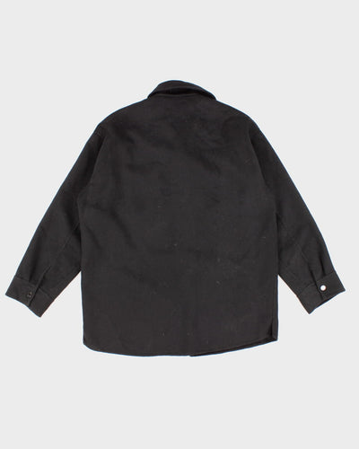 Sandro Felt and Rhinestone Heavy Shirt Jacket