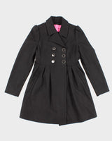 Women's Betsey Johnson All Black  Coat - M