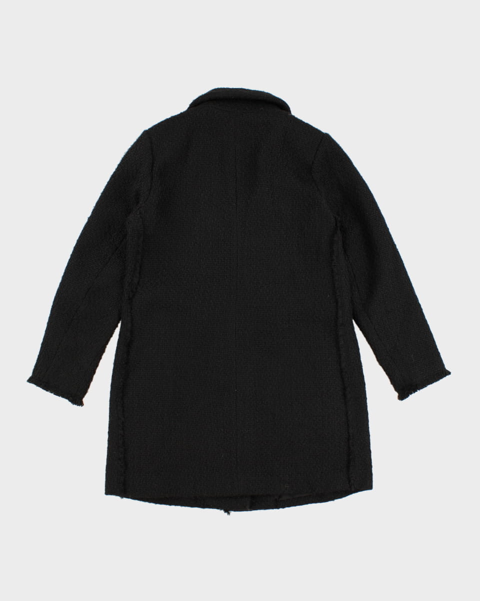 Women's BCBG Max Azria All Black Short Coat - M