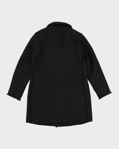 Women's BCBG Max Azria All Black Short Coat - M