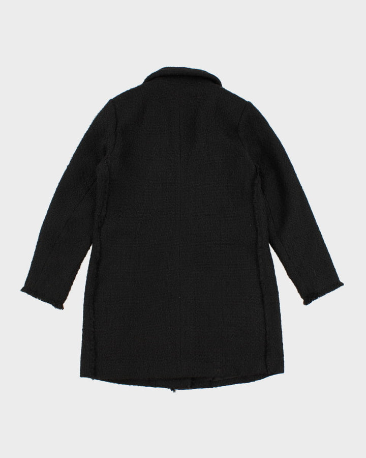 Women's BCBG Max Azria All Black Short Coat - M