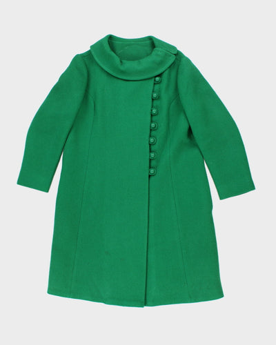 Vintage 60's Darling Green Heavy Coat - M