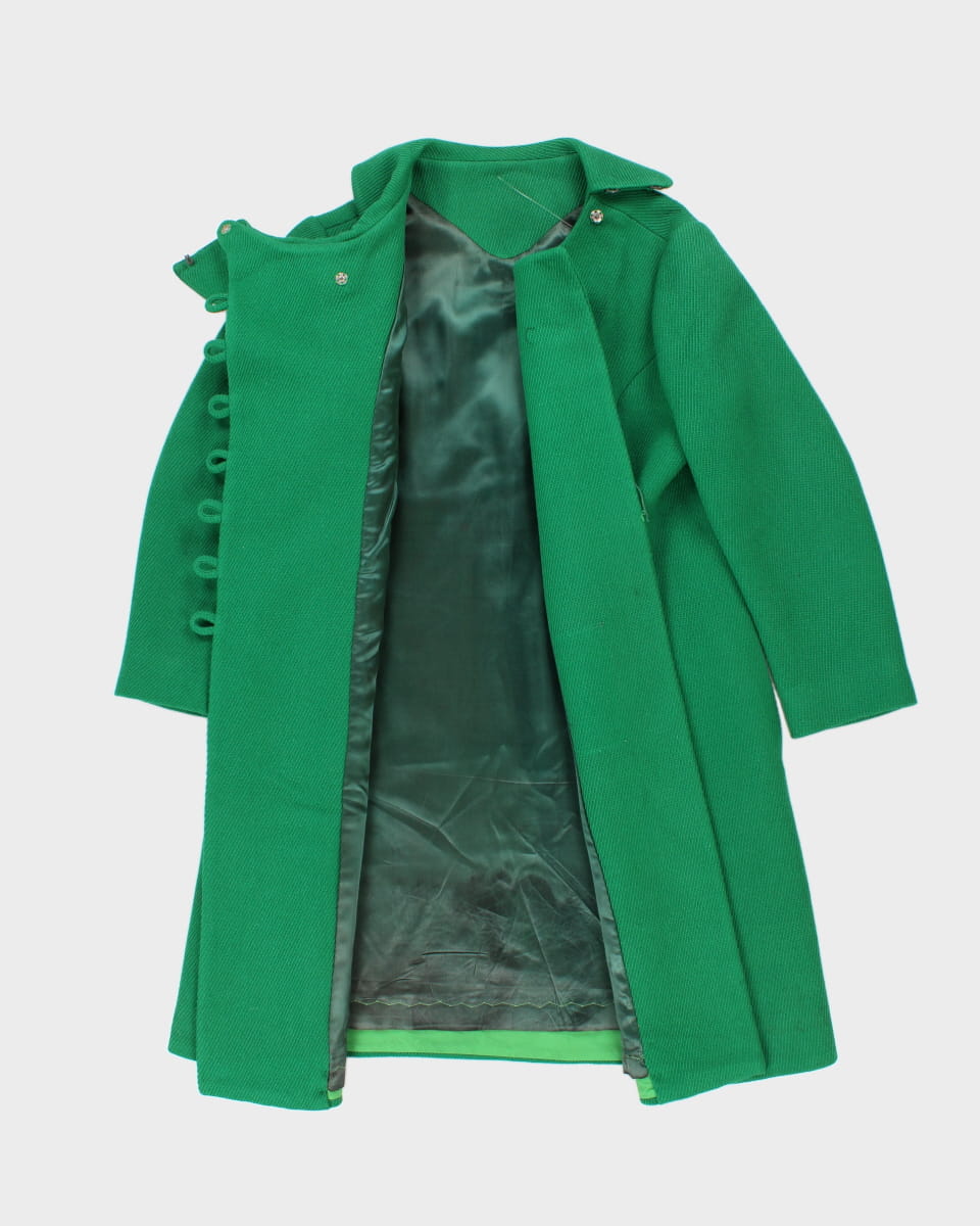 Vintage 60's Darling Green Heavy Coat - M