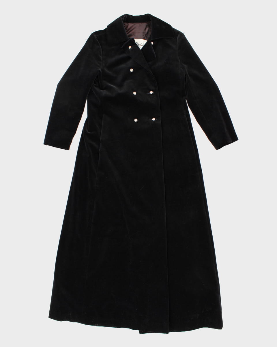 Vintage 70s Lou Ritchie Velvet Coat - M