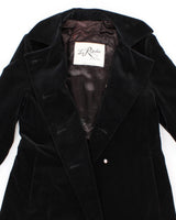 Vintage 70s Lou Ritchie Velvet Coat - M