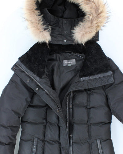 Mackage Long Hooded Puffer Jacket - M