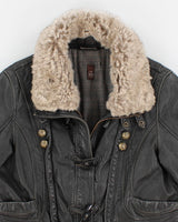2000's Women's Leather Biker Attitude Jacket - M S