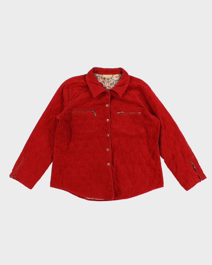 Vintage 90s Cotton Ginny Corduroy Light Jacket XL