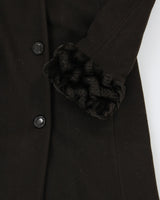 Vintage Novelti Wool Blend Coat - M