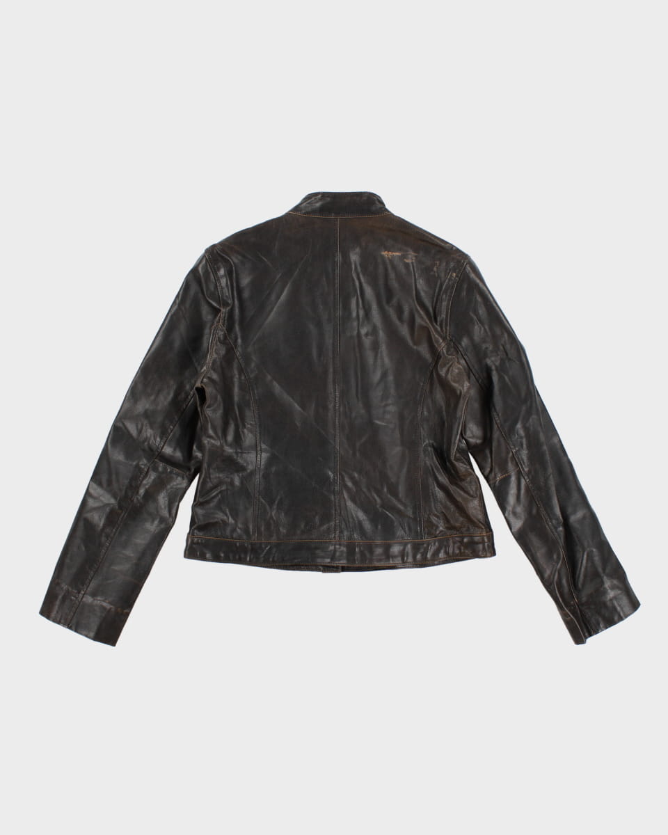 Vintage 90's Women's Leather Jacket - M/L