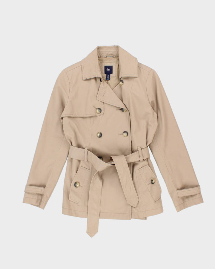 Women's Classic Gap Crop Raincoat - S