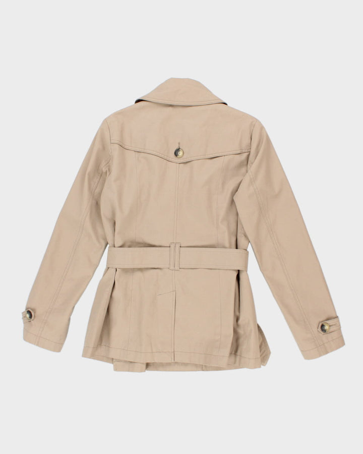 Women's Classic Gap Crop Raincoat - S