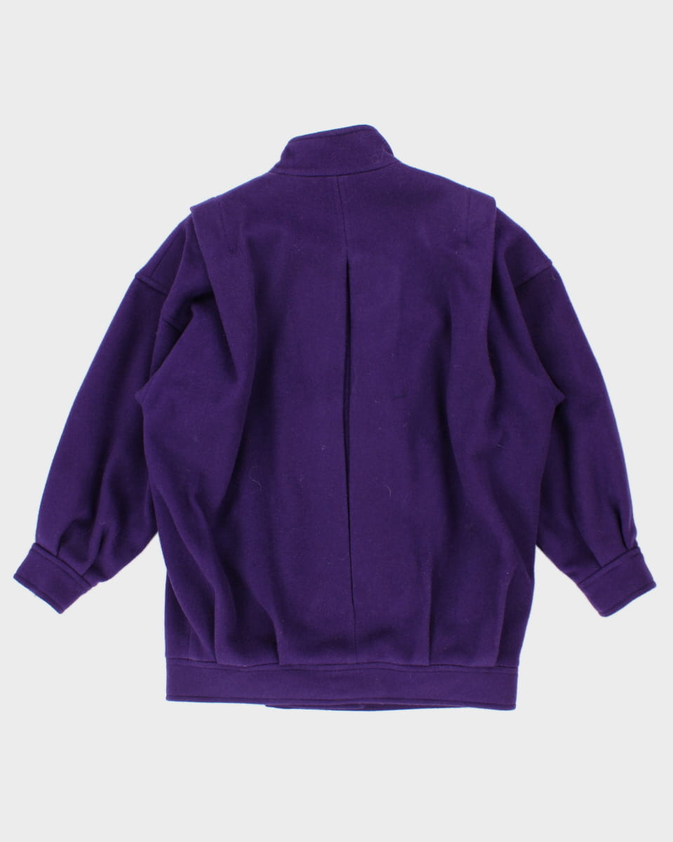 Women's Purple London Fog Winter Coat - M/L