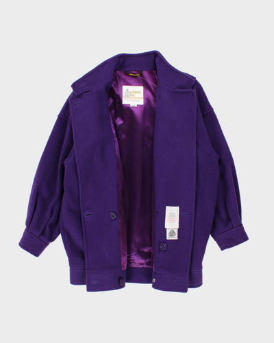 Women's Purple London Fog Winter Coat - M/L