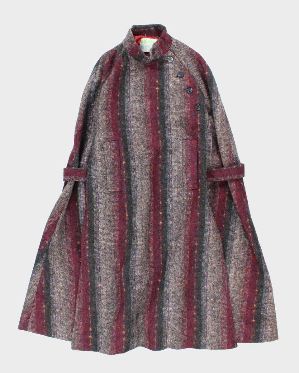 Vintage 80s Jimmy Hourihan Wool Cape - L