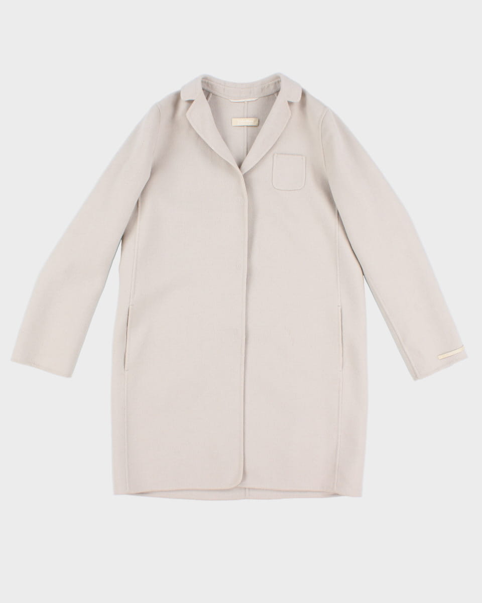 'S MaxMara Wool/Angora Light Coat - M