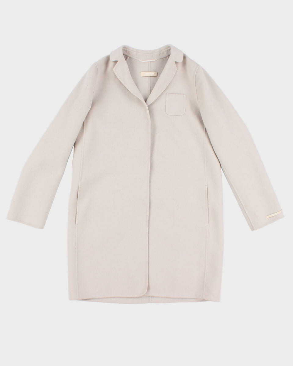 'S MaxMara Wool/Angora Light Coat - M